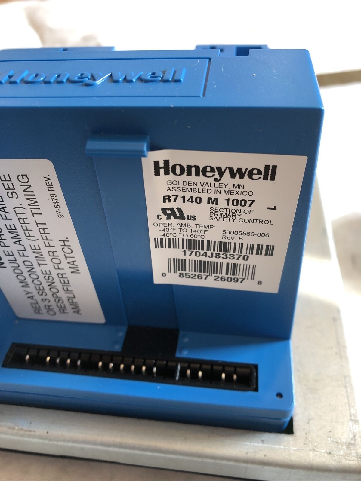New Honeywell R7140m1007 Automatic Programming Burner Control Flame Safeguard,Df