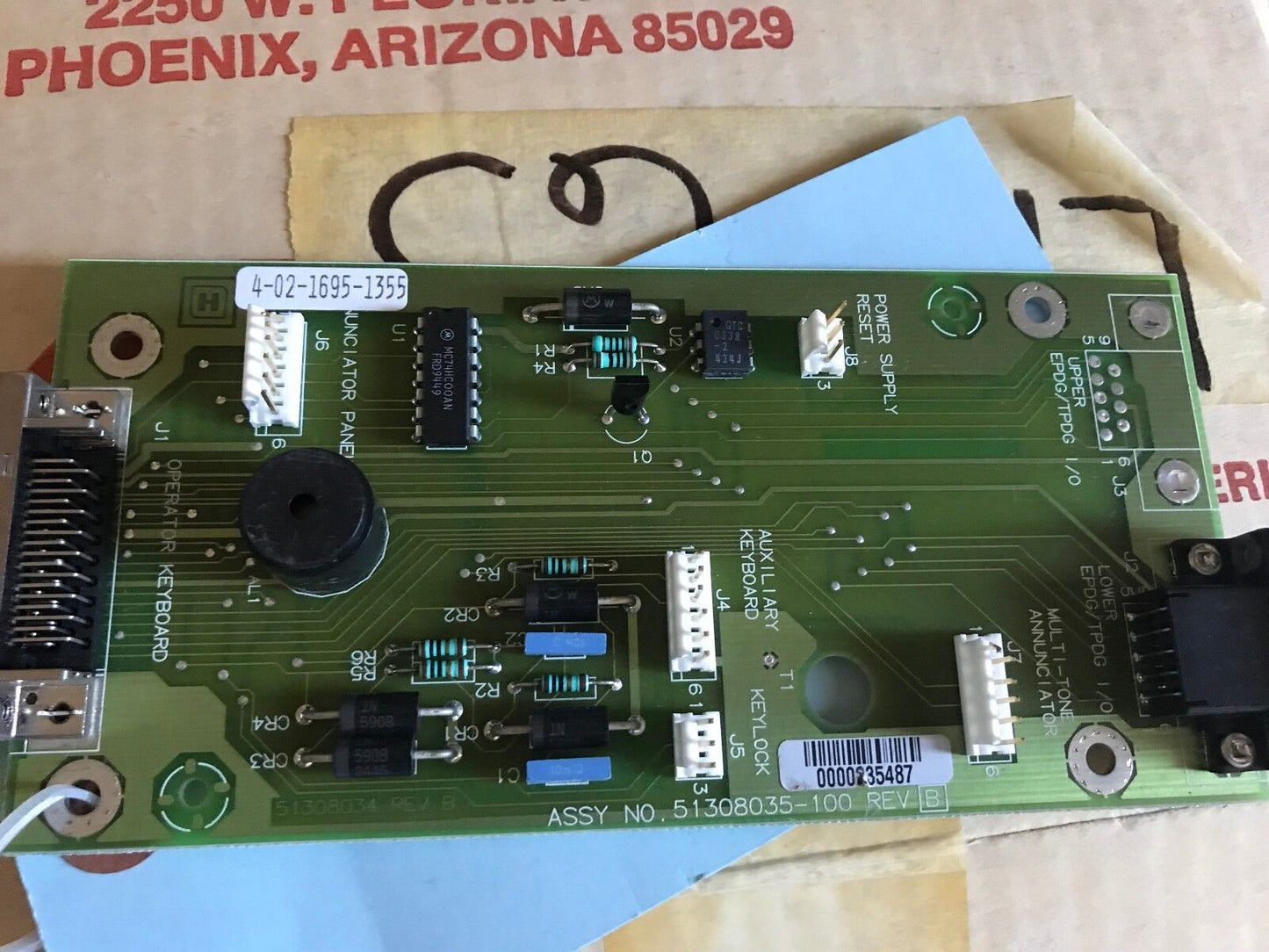New Foxboro 51308035-100,Honeywell 51308035-100 Rev B,51308035-100 Pcb Board,Ef
