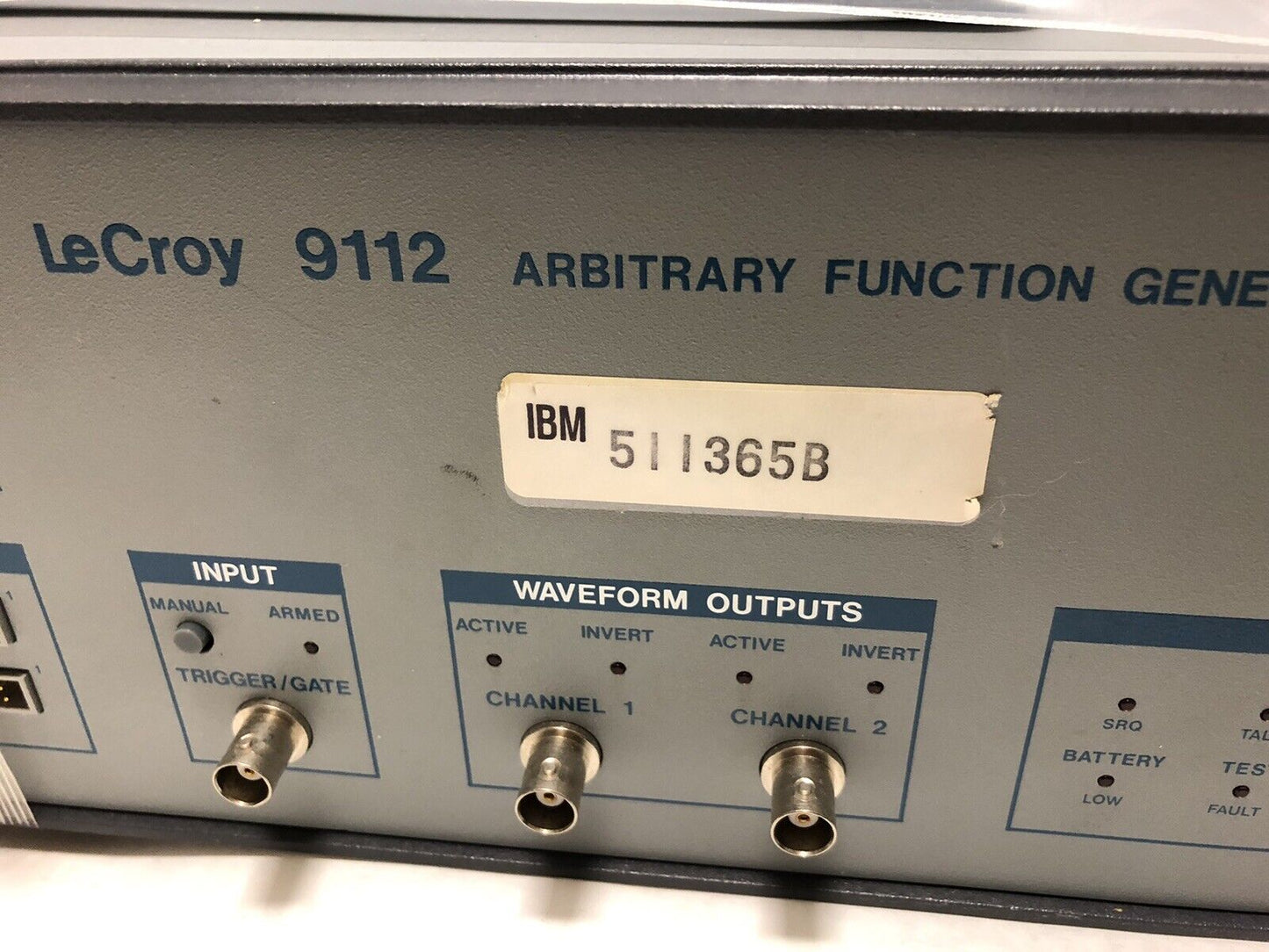 Lecroy 9112 Arbitrary Function Generator, 115 Vac/220V,Ey