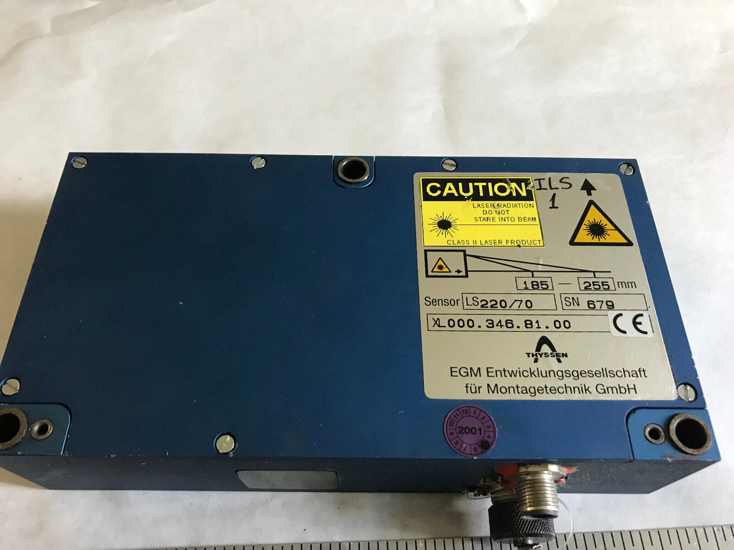 New Egm Xl000.346.81.00 Laser Head Sensor Egm Thyssen Ls220/70 Gmbh,Eq