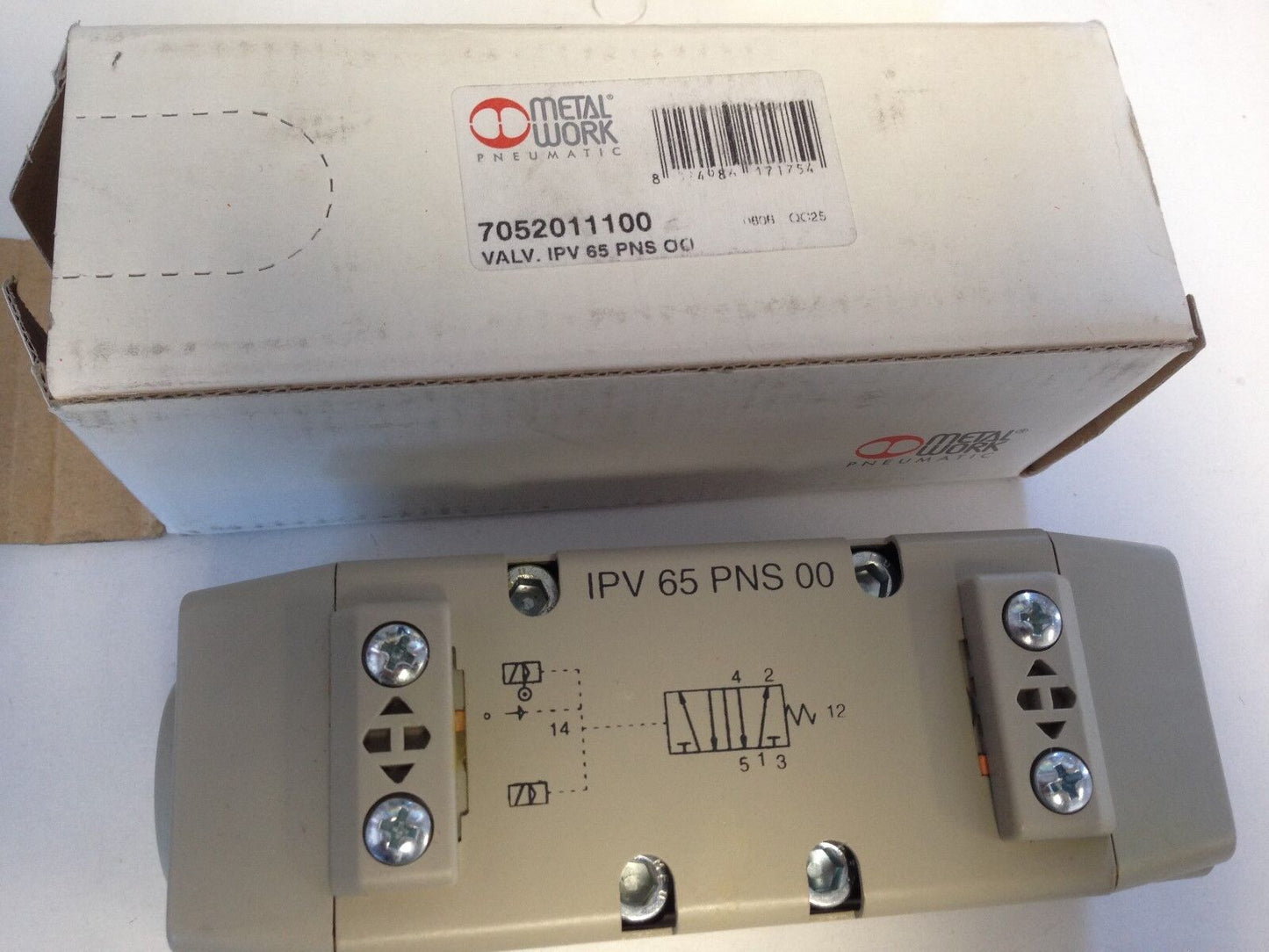 New Metal Work 7052011100 Pneumatic Manifold Valve, Size 2, Ipv 65 Pns Oo,Dc