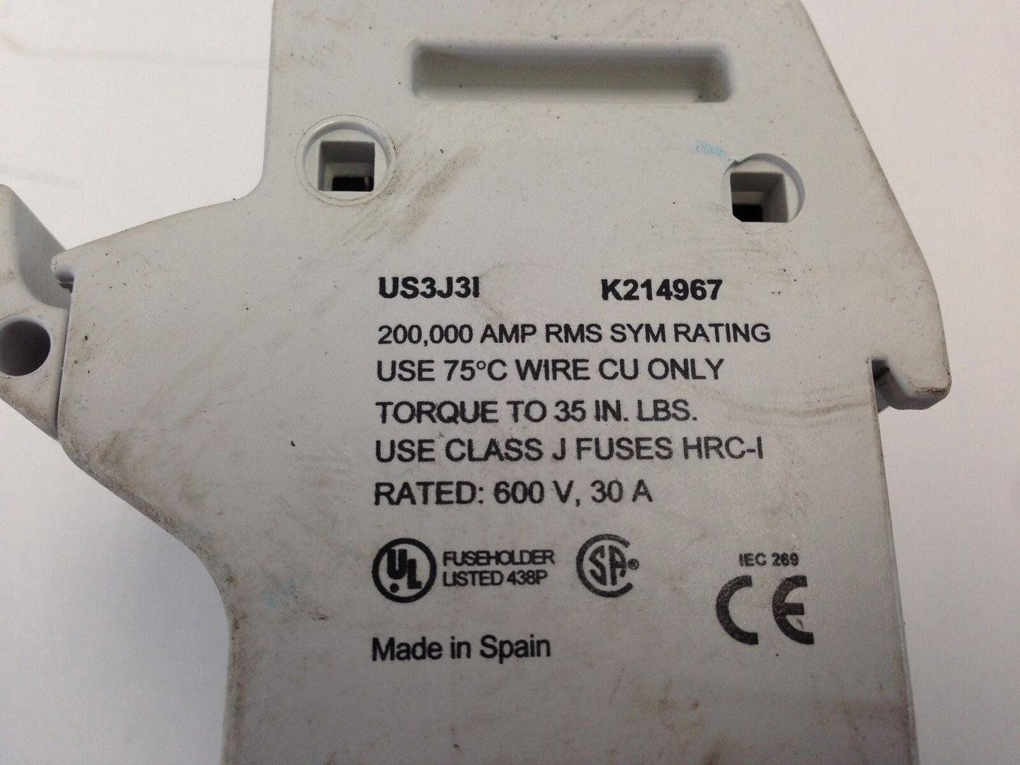 Lot 3 Ferraz Shawmut Us3j3i K214967 30A Ultrasafe Plc Controller,Hc