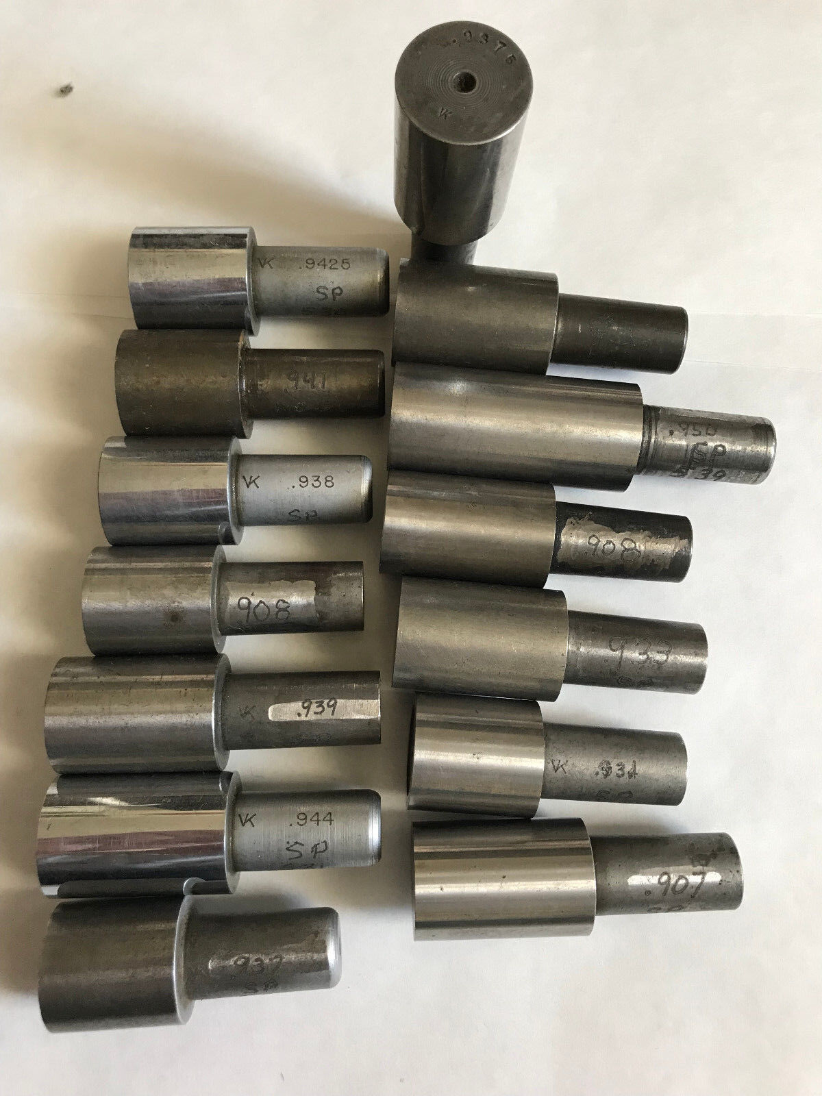 Lot The Pipe Machinery Go No Go Plug Inspection Gage .937,.944,.933,.900,.955,Et