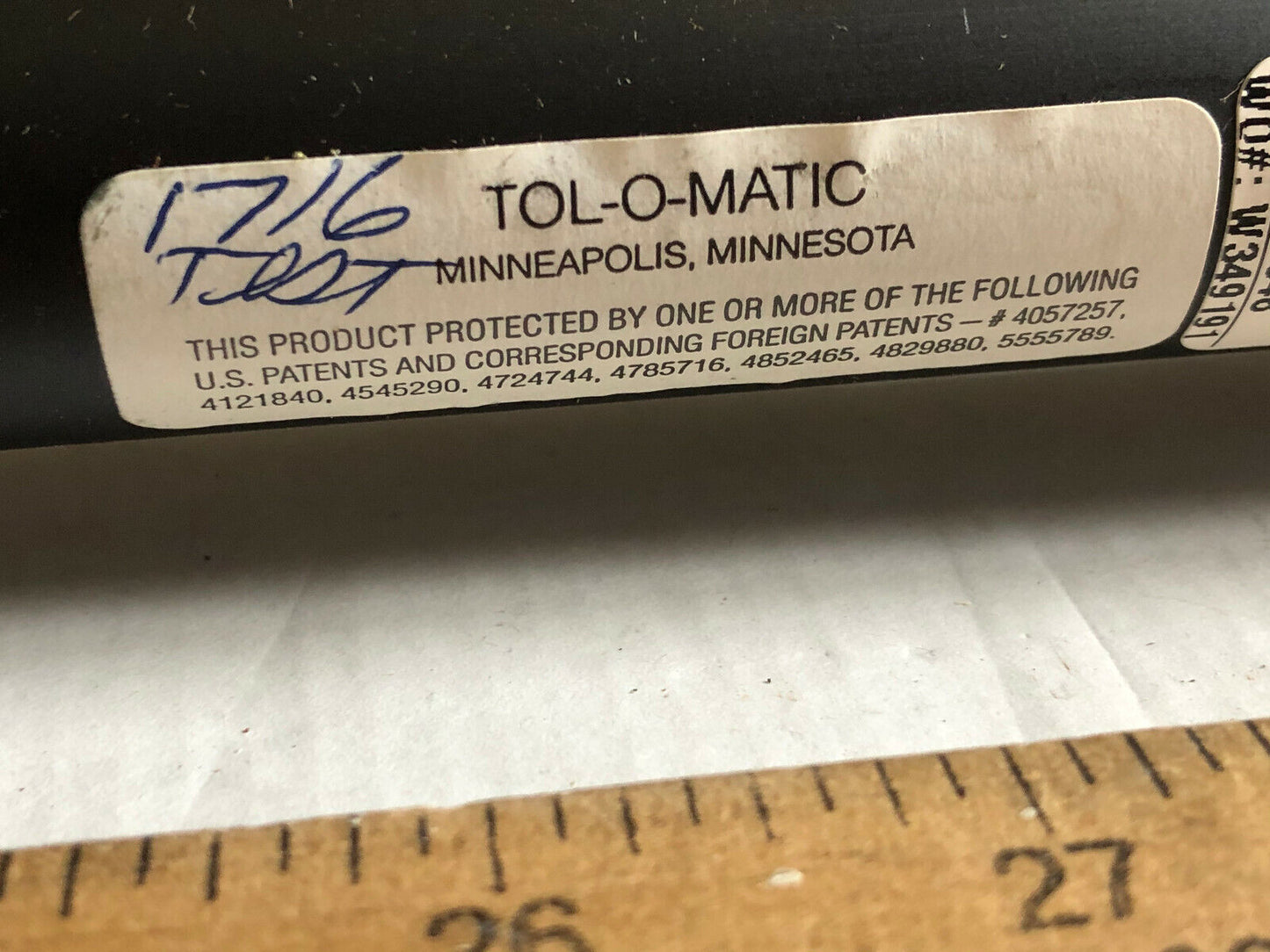 Tolomatic Ccm # 213348 Pneumatic Cable Linear Actuator 670Mm Travel 1/8 Npt,En