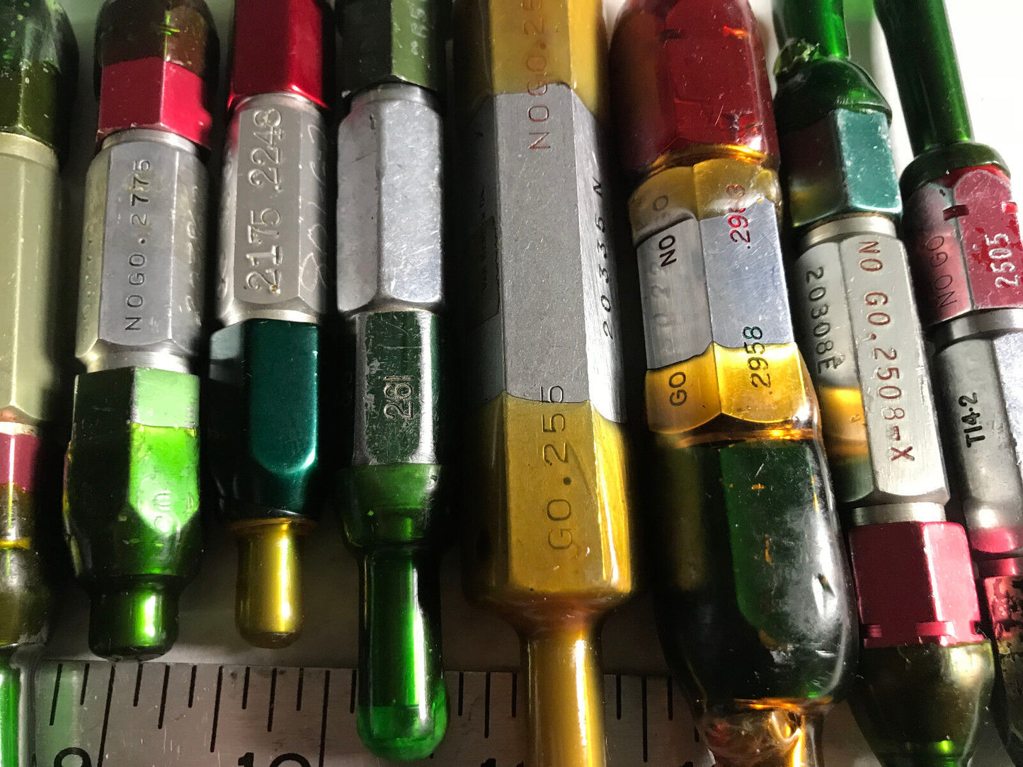 Lot Plug Gage Go Nogo Van Keuren .2450,2600,250,2958,2502,2777,2300,2505,190,Es