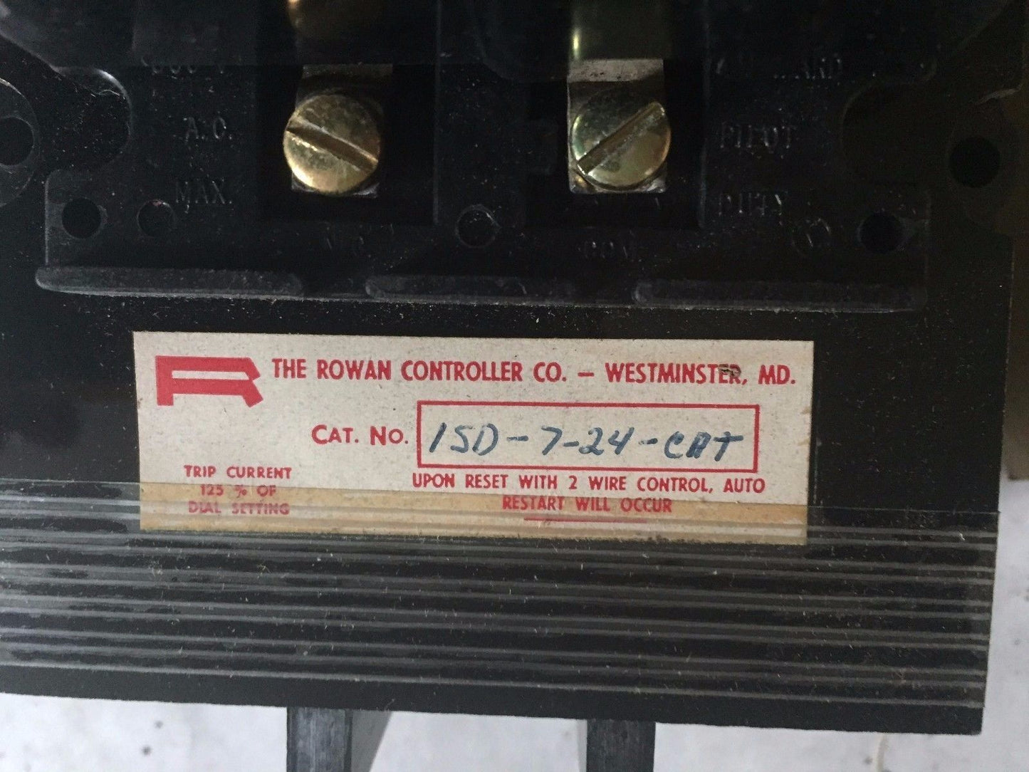 New Rowan Isd-7-24-Cat Circuit Protector 3Po,Rowan 15D-7-24-Cat Contracter,Te