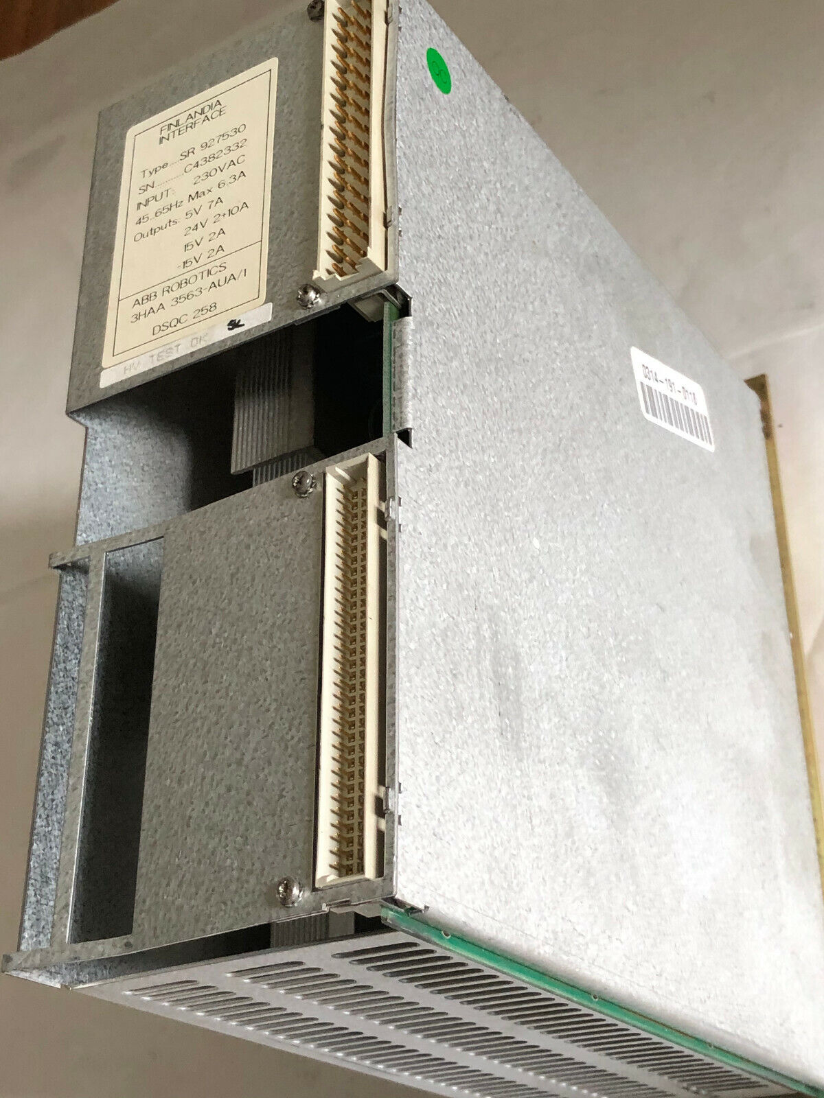 Abb Dsqc 258,Sr-927530,3Haa-3563-Aua-1 Finlandia Interface Power Supply,Da,Tc