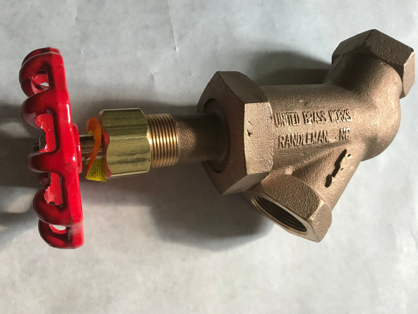 United Brass Works 1-1/4" Boiler Y Blow Down Valve Asme Ptfe Disc 200Wsp 226Ut