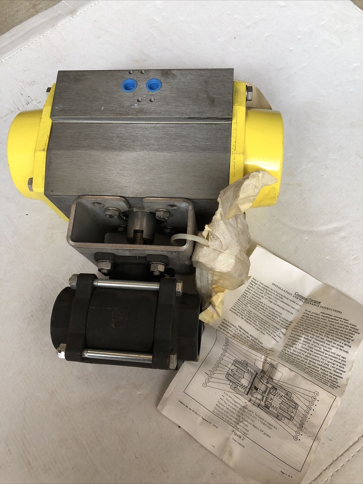 New Conbraco Cts 60,Compac Torque Cts30,4000,1620500,800 Cwp Actuator,Weld 2”Ae