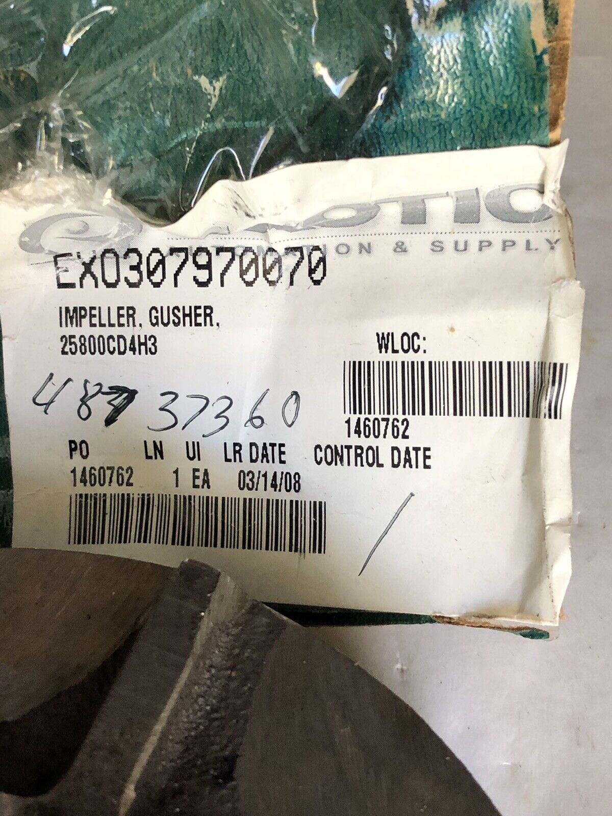 New 5-1/4" Gusher Pump Impeller,25800Cd4h3 25,Ex0307970070,1460762,Tk