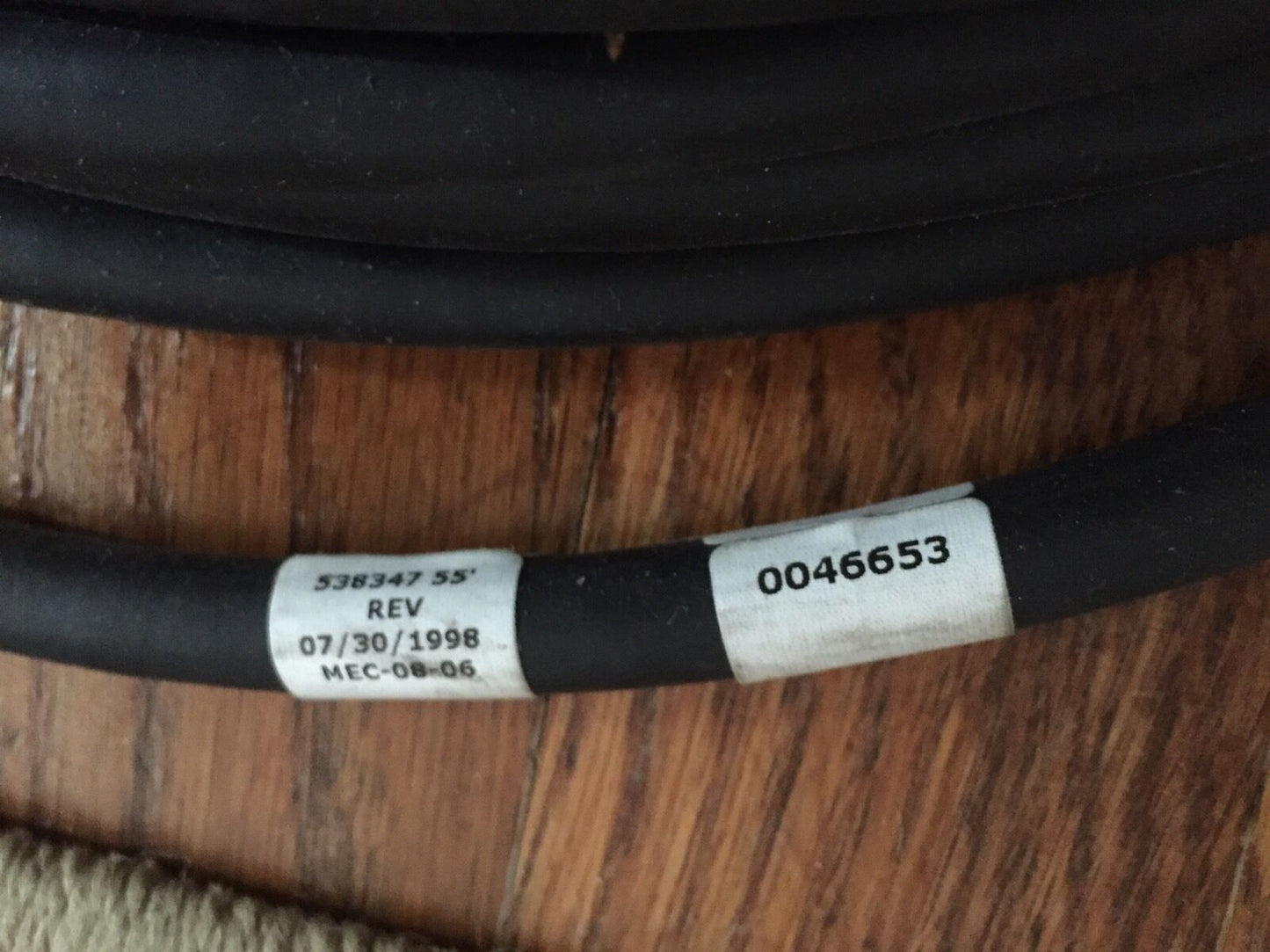 Cooper Carol 538347 55,0046653 Servo Cable C-1606 Vw-1 Amphenol 97-3055-18-10,Ev