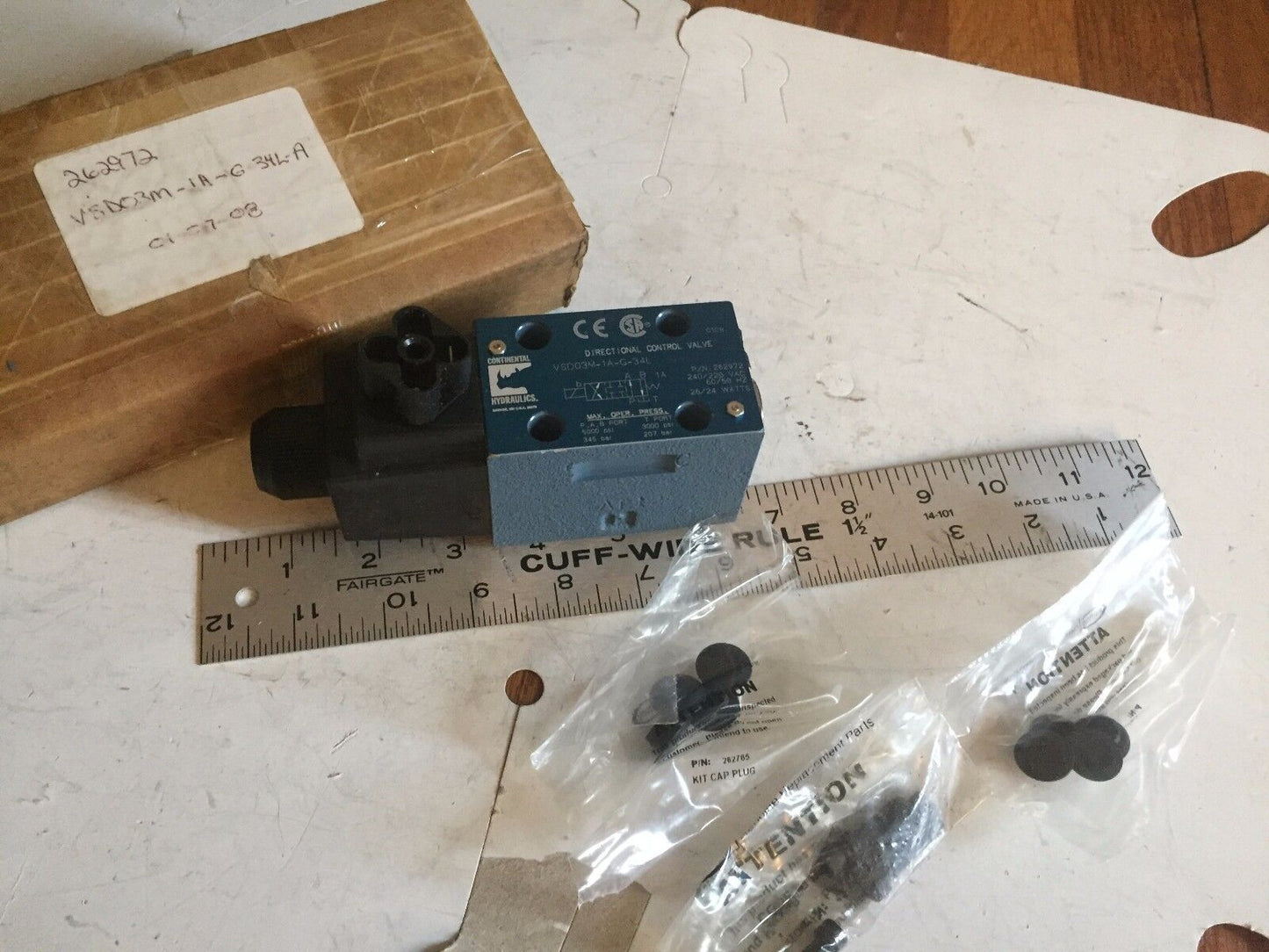 Continental 262972,Vsd03m-1A-G-34L Directional Control Valve Vsdo3m-1A-G-34L,Sa
