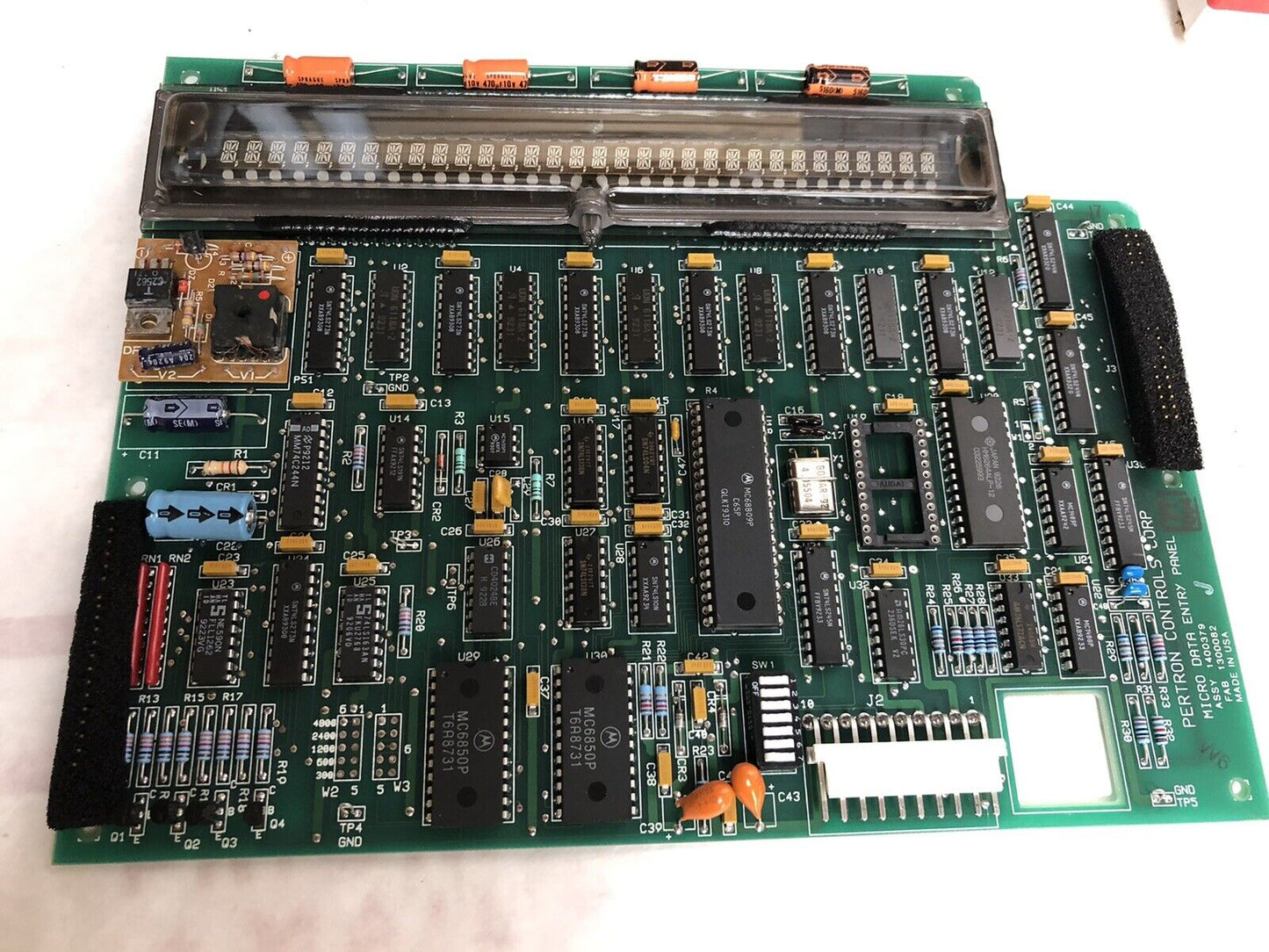 Pertron 1400379 Fab 1300082 Operator Interface Data Entry Control Panel,Dd