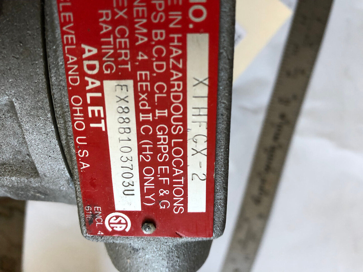 New Adalet Xihfcx-2,Adalet 600 Xthfcx-2 Explosion Proof Instrument Enclosure,Bn