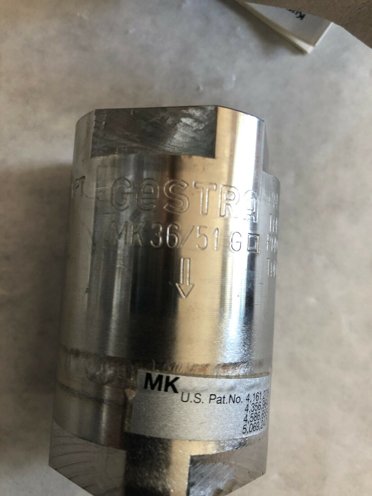 New 3/4" Gestra Mk36/51  3/4" Npt Steam Trap,Mk 36/51 G,373 001,Bm