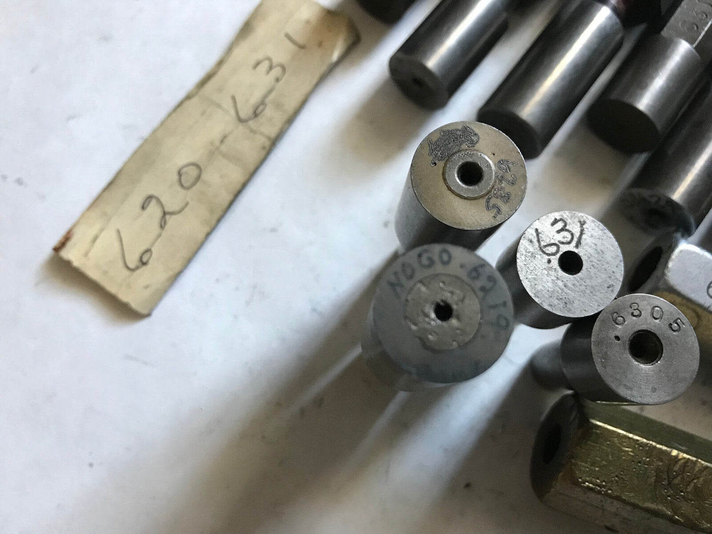Lot The Pipe Machinery Go No Go Smooth Plug Gages,.620,631,.616,.621,.623,627,Et