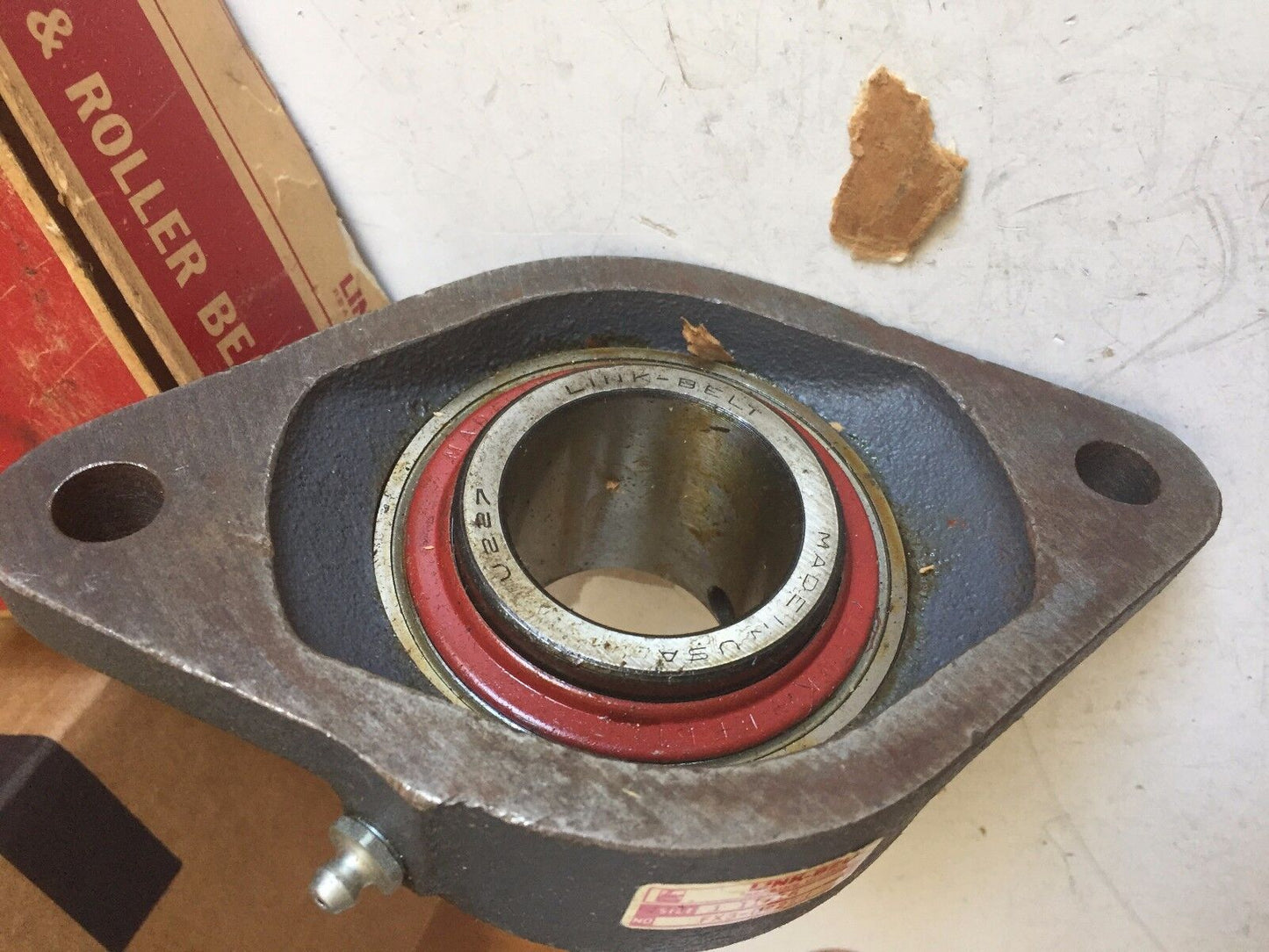 Link-Belt Fx3-U227h 1-11/16" Pillow Block Bearing,Flange Mount U227 1-11/16,Ax