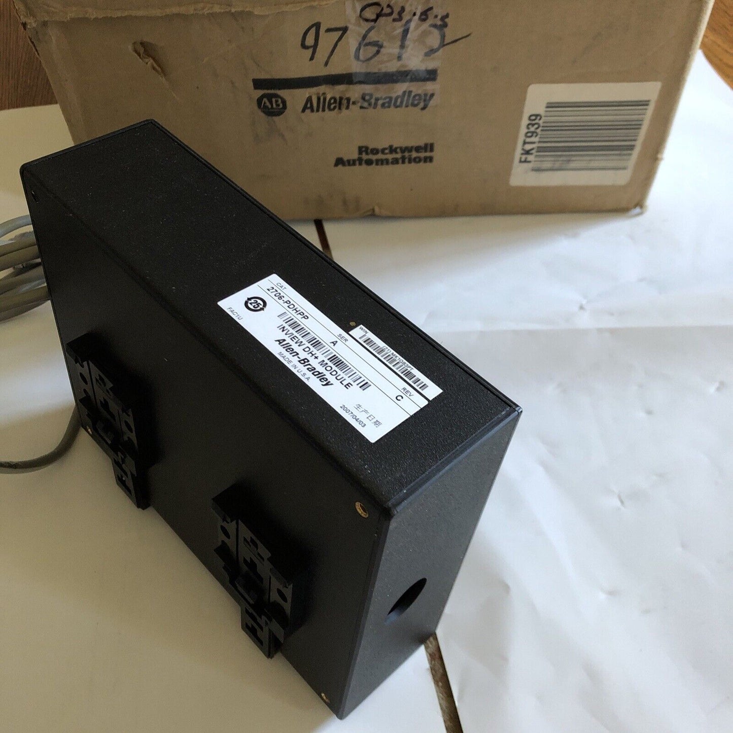 New Allen Bradley Inview Dh+ Module 2706-P22r Din Rail 24Vdc 2706-Pdhpp,Ff