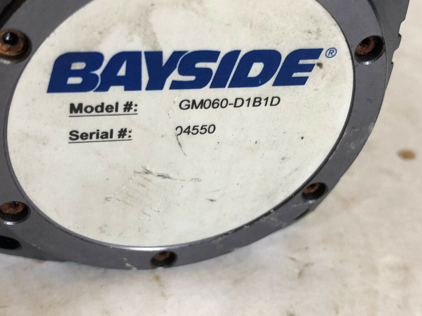 Parker Bayside Gm060-D1b1d Servo Motor,Gm060-D181d,Gmo60-D1b1d,Sc