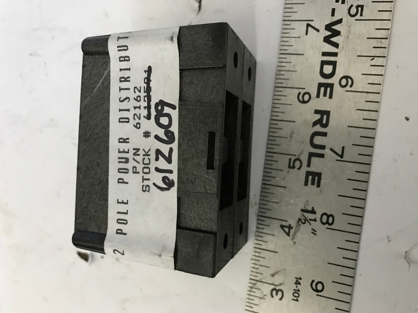 New Ferraz Shawmut 62162 Mini Power Distribution Block 2Pole 600V,Em