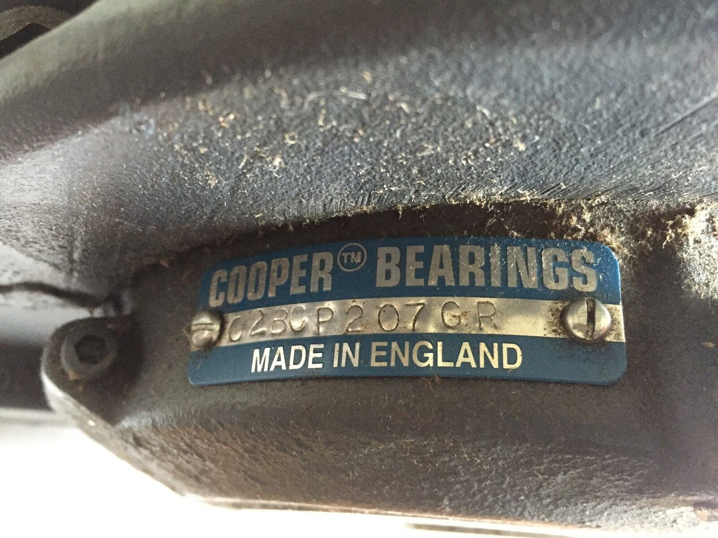 New Cooper 02Bcp207gr,P04c,02C4,Cooper 207 Bearing 2Bolt Base Pillow Block,Te