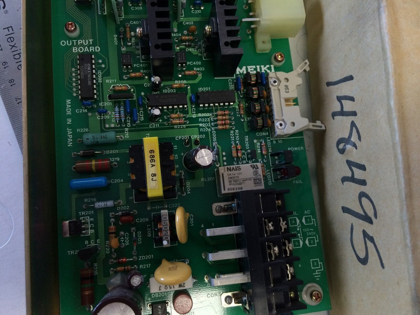 New Meiki Control/Output Circuit Board M-341Tp, 07653030000,Fj