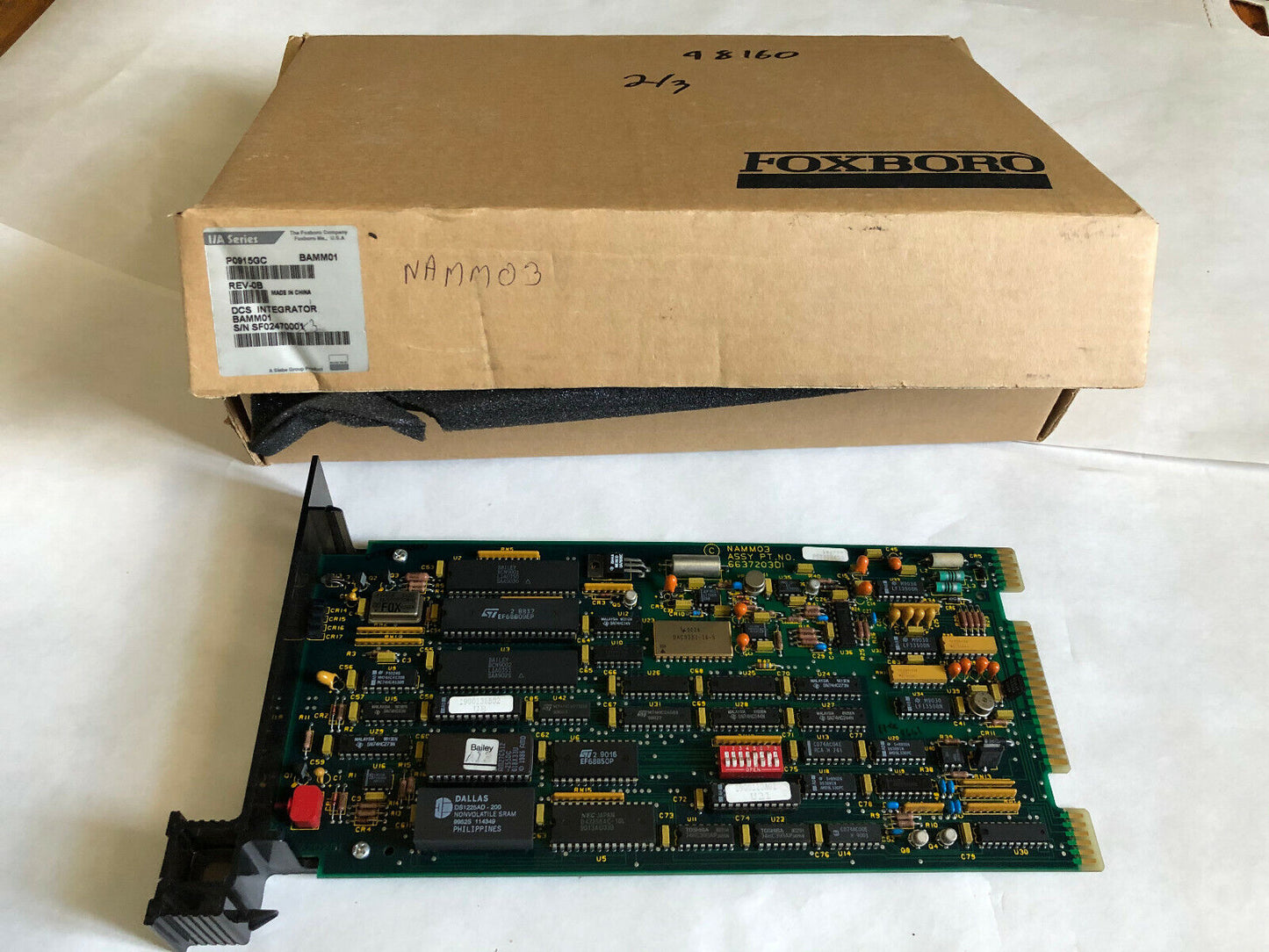 Bailey Namm03 Master Module Analog Master Net 90,6637203D1,663703Di,P0915gc,Sg