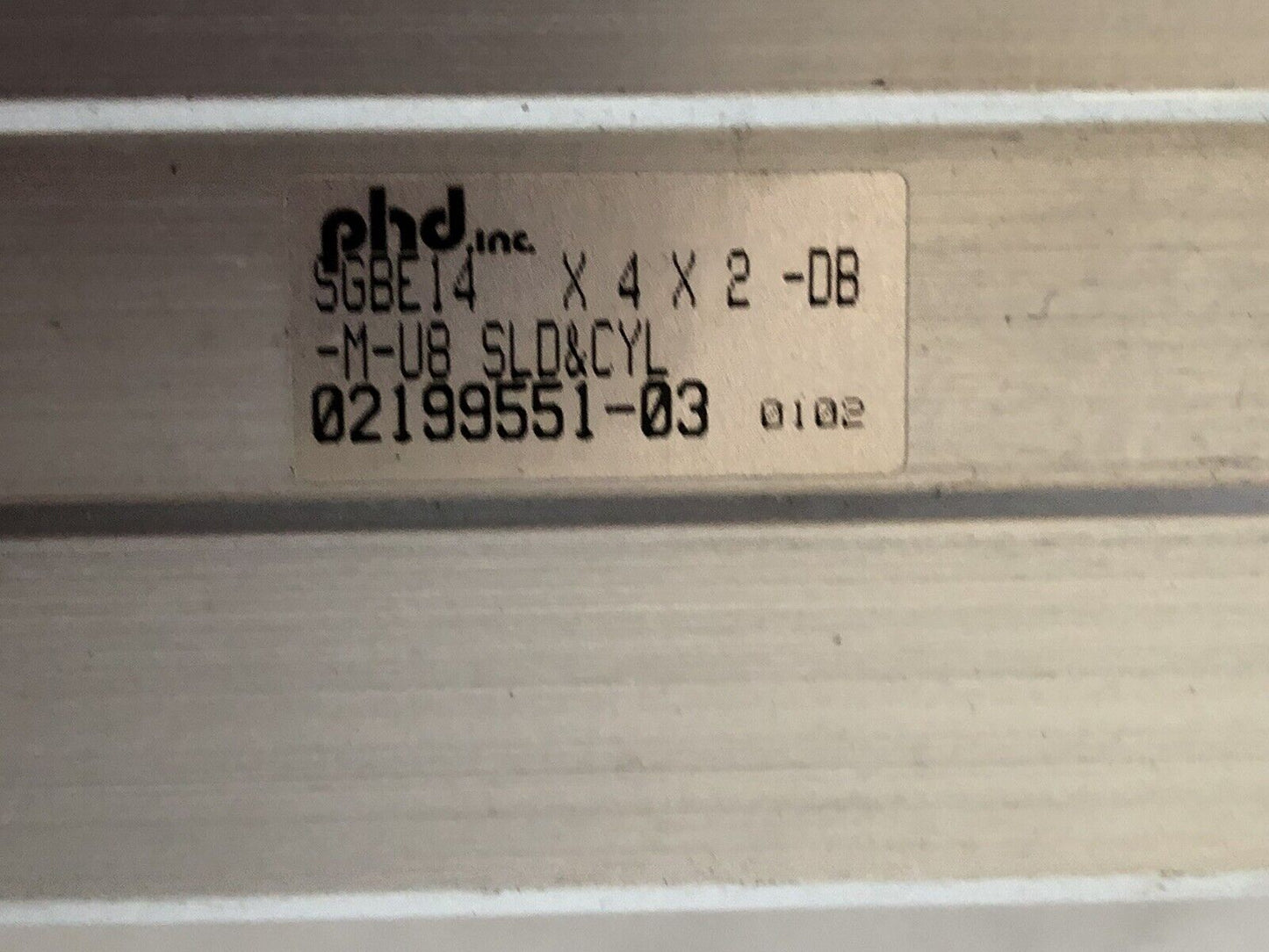Phd Sgbe 14X4x2-Db-M-U8-H4 Sgbe 14X4x2-Db-M-U8 Cylinder,Actuator 02199551-03,Ar