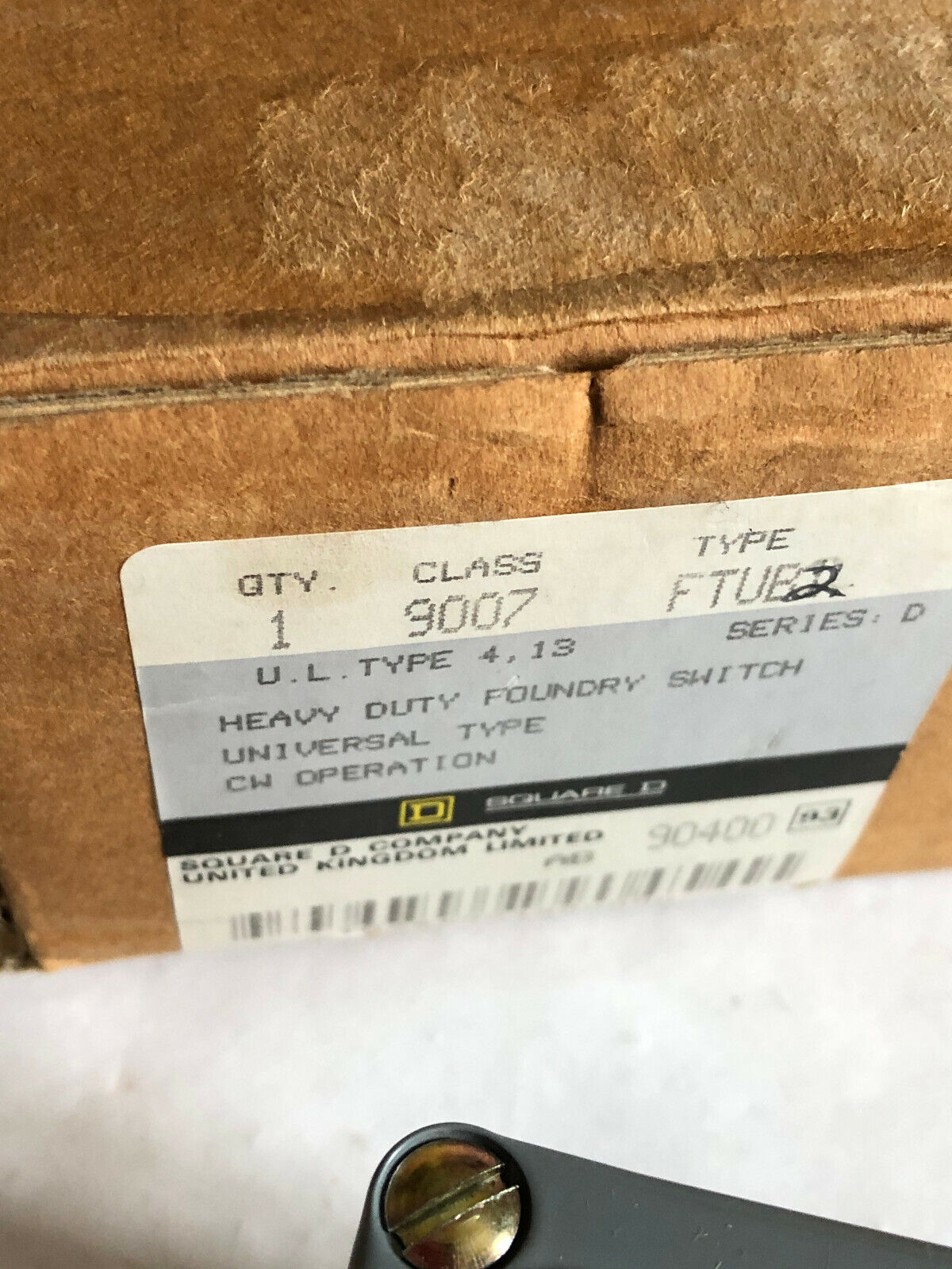 New Square D 9007 Ftub 2 Schneider Limit Switch 9007 Ftub 12Amp T+Ft +Options,Ay