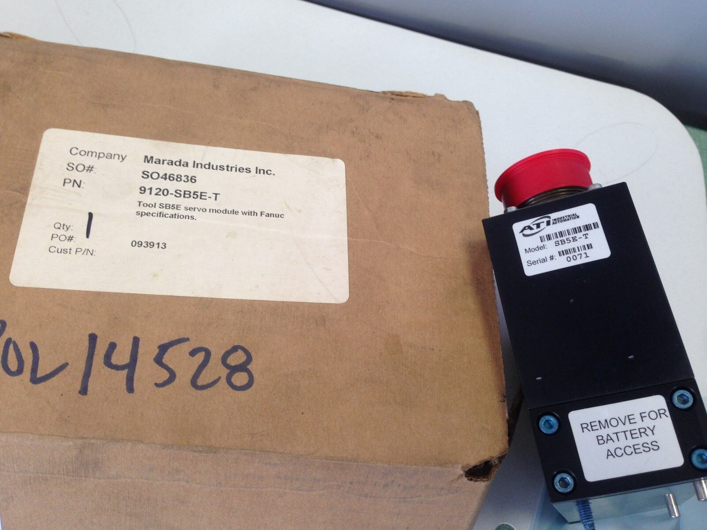 New Ati Sb5e-T, 9120-Sb5e-T Robotic Tool Servo Module,Dj