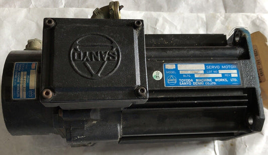 Toyoda 20Bm090bxdt0,Servo Motor,Sanyo Denki R12a831802,Shaft Dia. 7/8",Ck