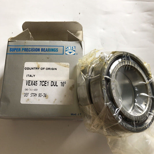New 1 Set Snfa Vex45 7Ce1 Dul Super Precision Bearings,Snfa Vex45 7Ce1 Dul 16,Aa