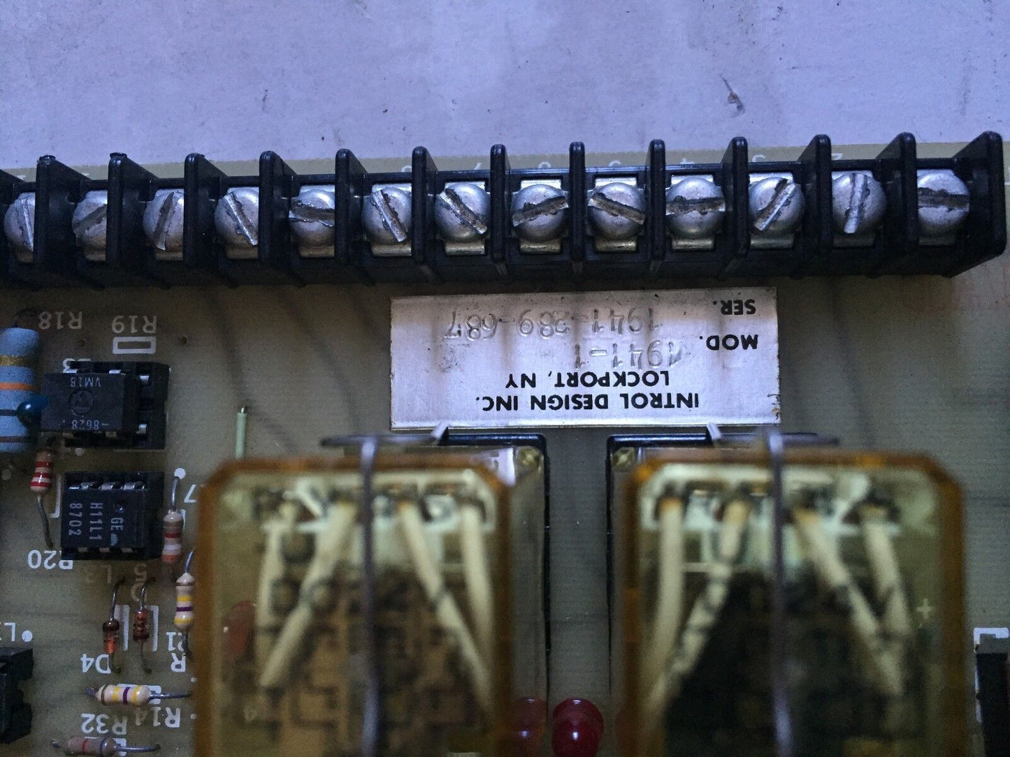 Introl Design  1941-1 Motor Brake Pc Board,Bb