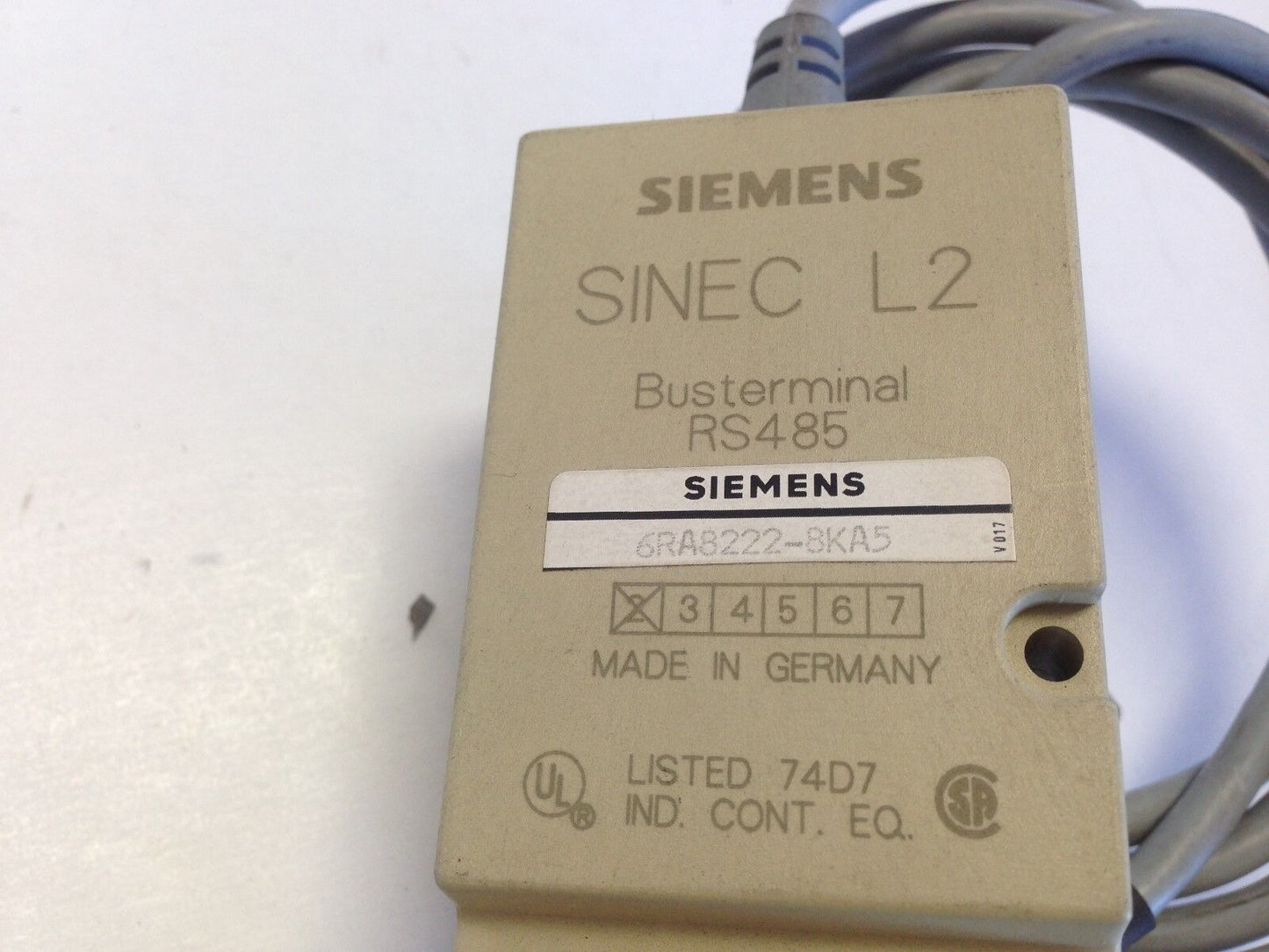 New 6Ra8-222-8Ka5 Siemens Sinec L2 Busterminal Rs485,6Ra8222-8Ka5,Eb