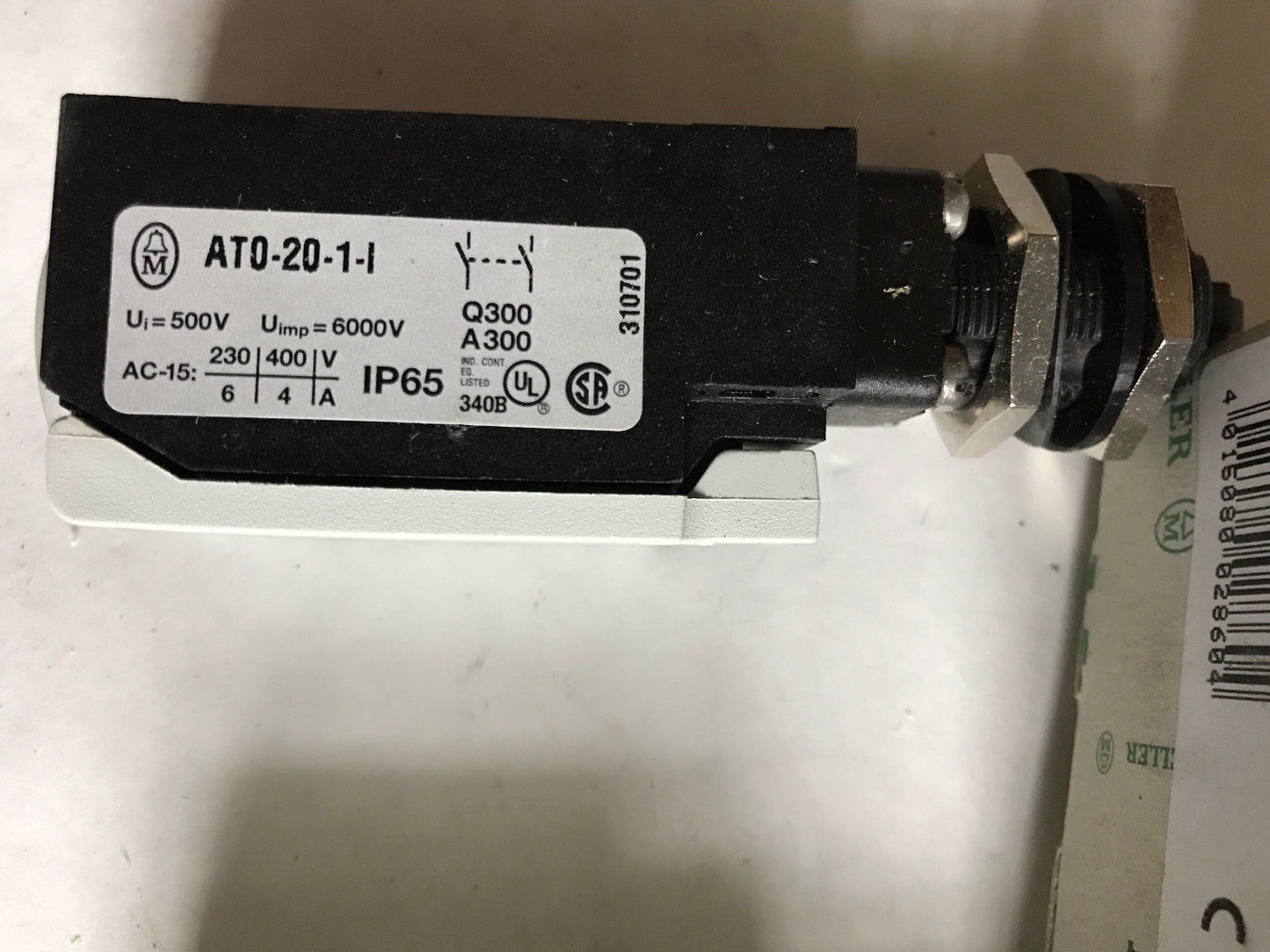Lot 2 Moeller At0-20-1-I Position Limit Switches Ato-20-1-1,Ato-20-1-I,Sb,Er