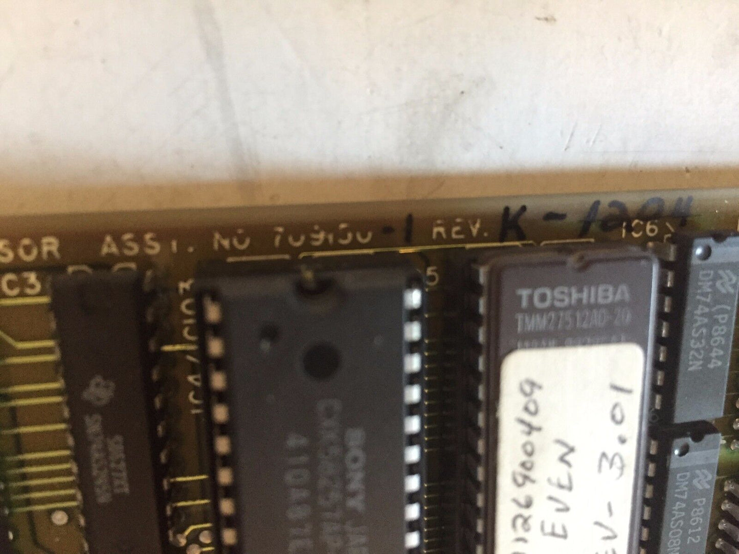 Contraves J1,Rs232,709150,7091501 Control Board Single Axis Processor,Cv