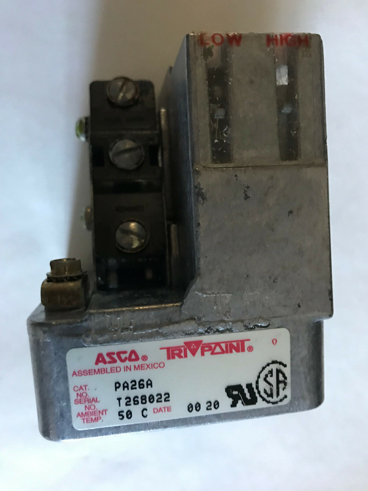 New Asco Tri-Point Pa26a Pressure/Temperature Switch,Sd