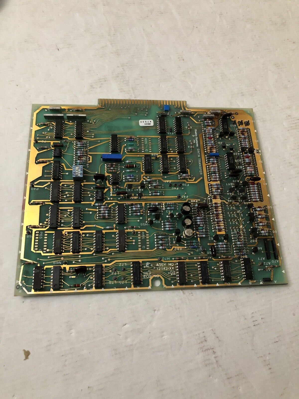 Diablo Systems 12143-Xx Data Transfer Motherboard Gold Recovery,12142-02,Eco,Cr
