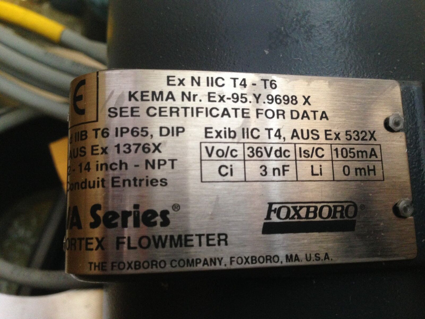 New Foxboro 83W-D04s1ssrja-B,83W-Do4s1ssrja-B,Flowmeter,Cfsm 00150975 12.5-4,Tj
