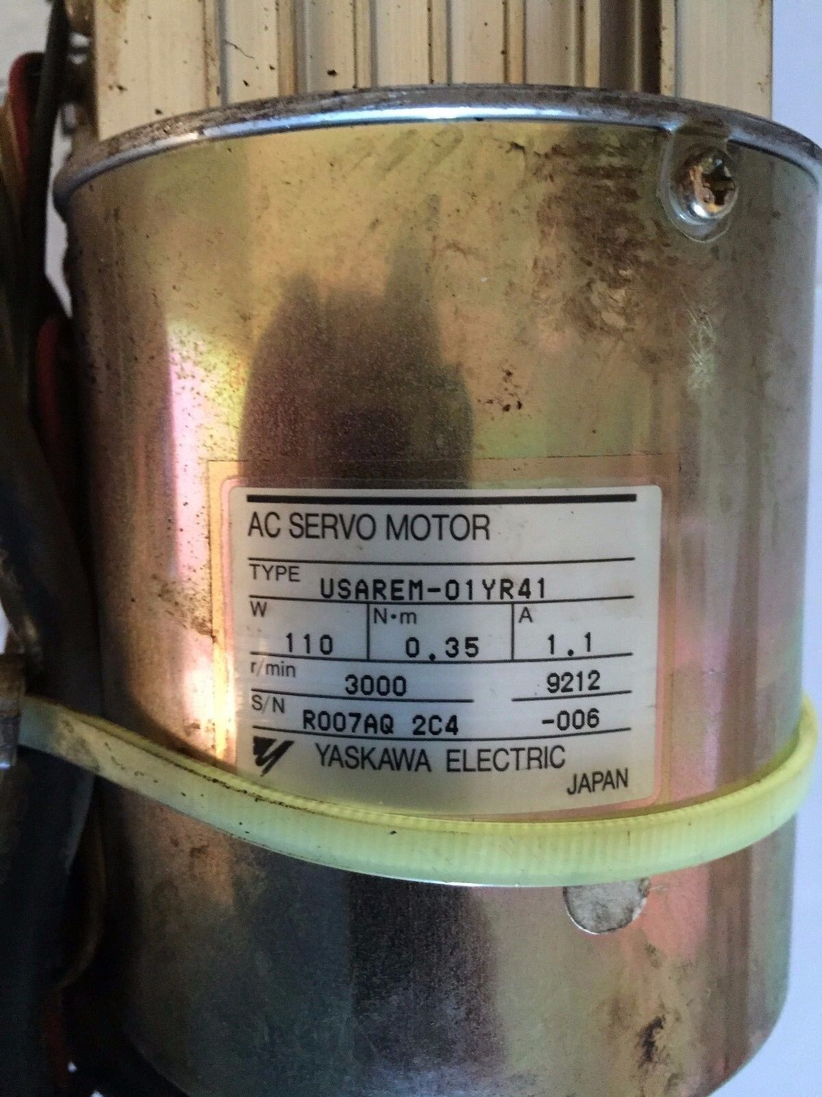 Yaskawa Usarem-01Yr41,Utmah-B15as4kb,Usarem-Oiyr4i0.35 Ac Servo Motor,Cf