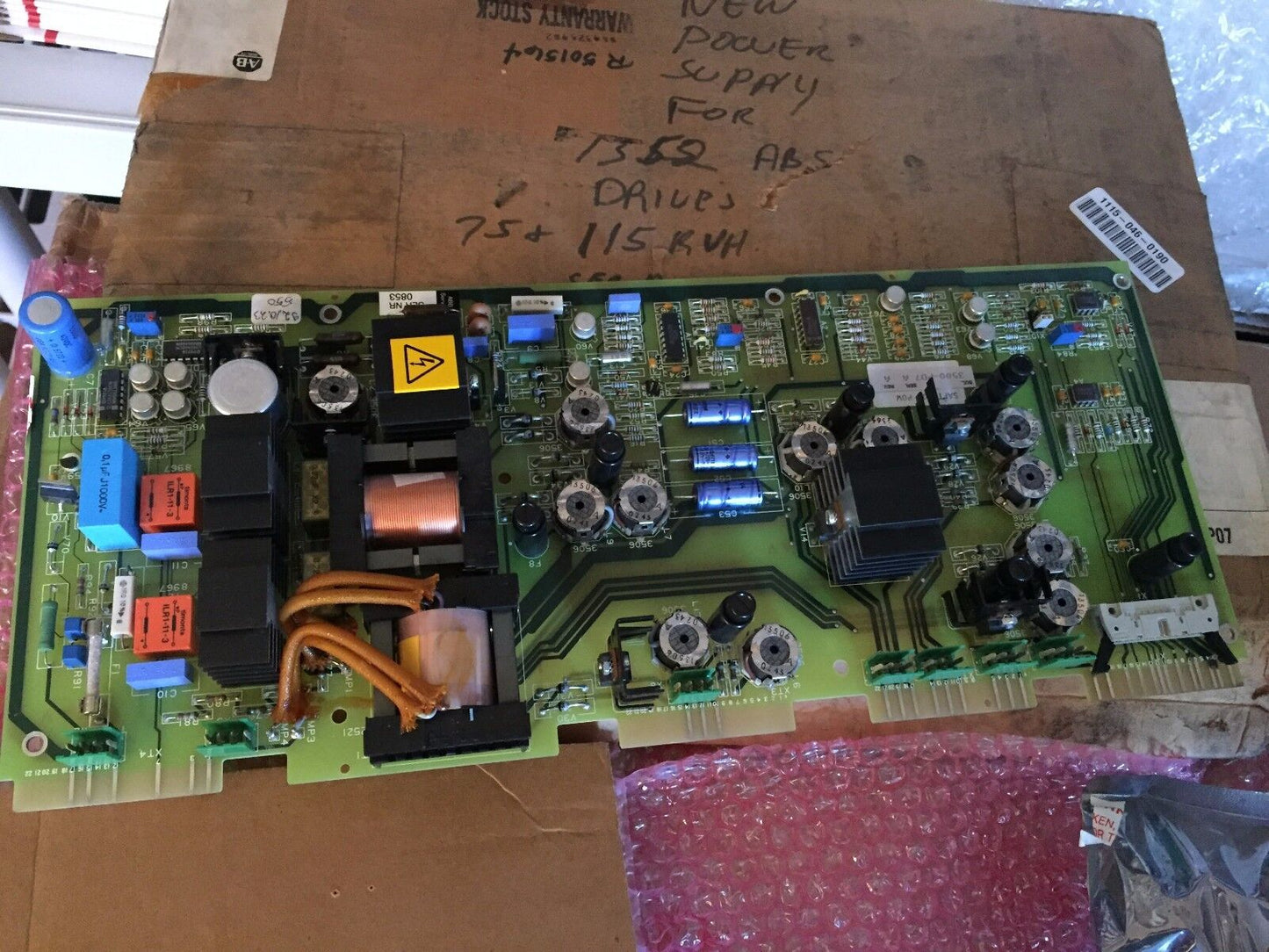 New Allen Bradley 3500-P07,Saft 107 Pow,5761037-9L Stromberg Power-Supply,Cf