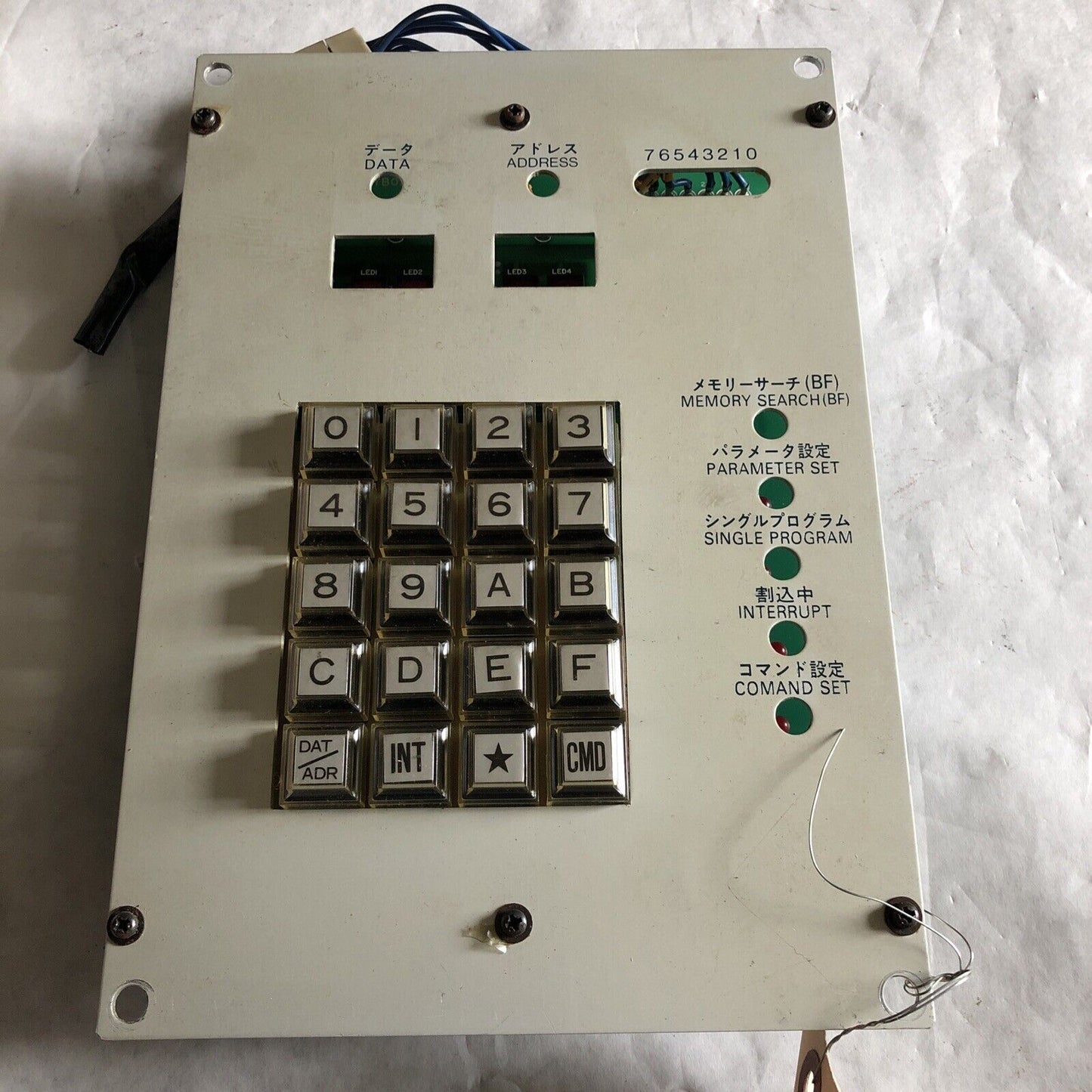 Mitsubishi Jx33ib23id,Hc74202m,76543210,Jx33ib232c Keyboard Control,Bl