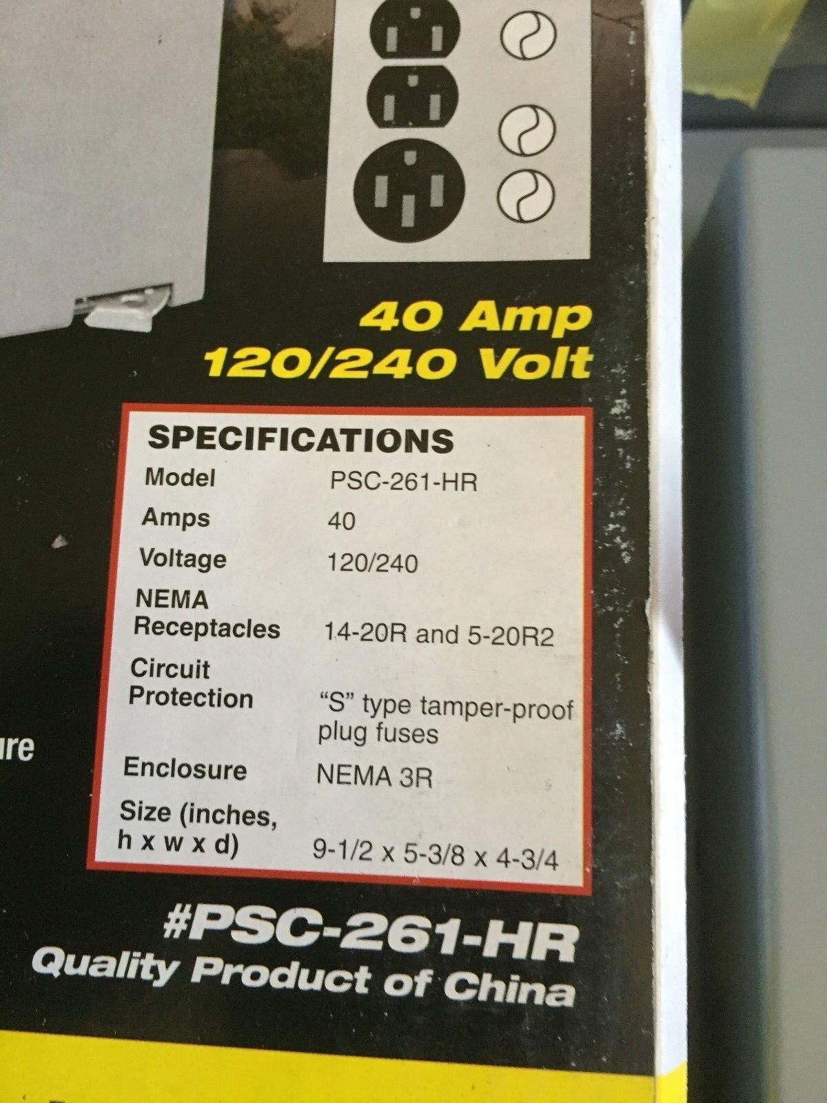 New Connecticut Electric Psc-261-Hr  Evaporative Cooler Fusible,Cz
