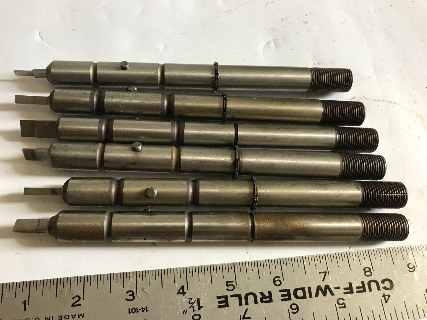 Lot 6 1/2 Strippit 125X180 Wilson Turret Rectangle Punch .031X.375,125X189,Em