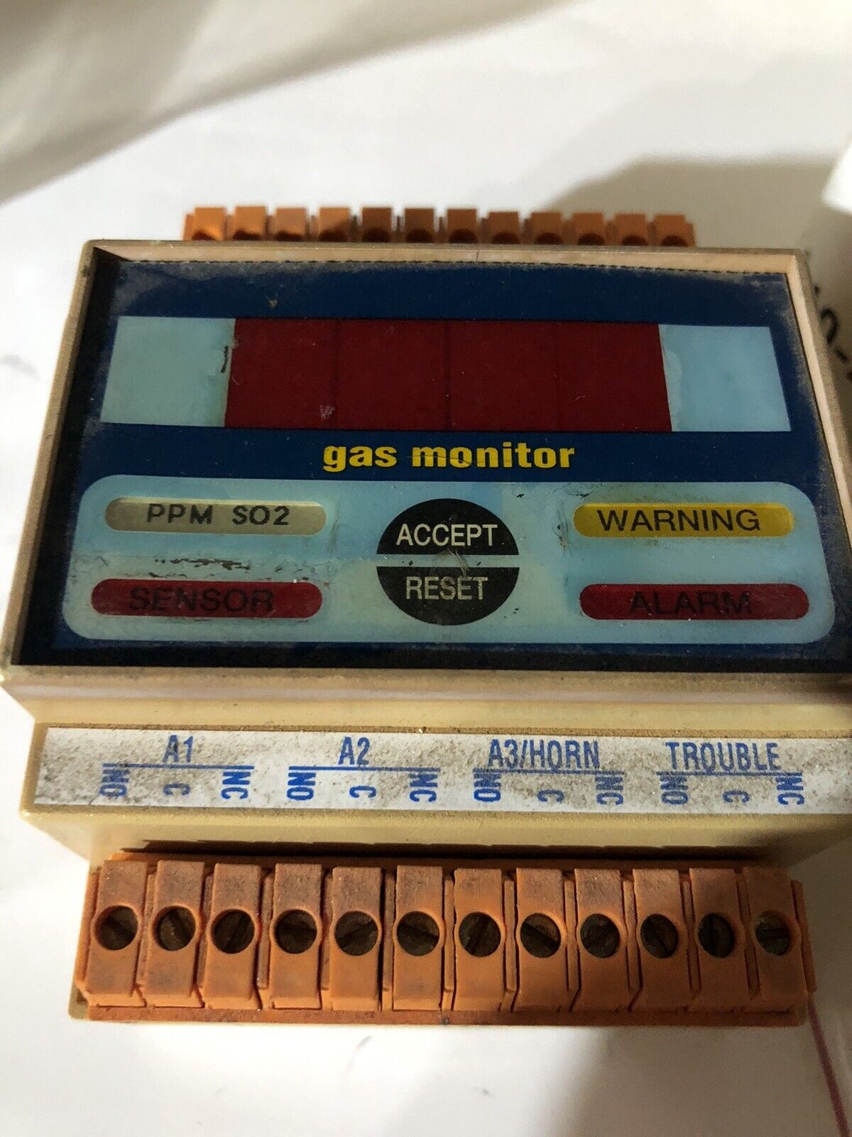 Wallace & Tiernan Monitor Module U29331 So2 Gas Sensor/Monitor Ppm So2,Tl