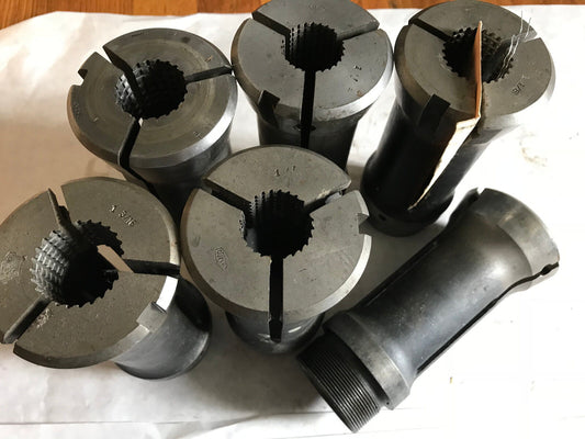 Lot 6 Namco 1", 1-1/8,1-3/16,1", 1 1/8,1 3/16   Acme Grid Round Collets,Aj