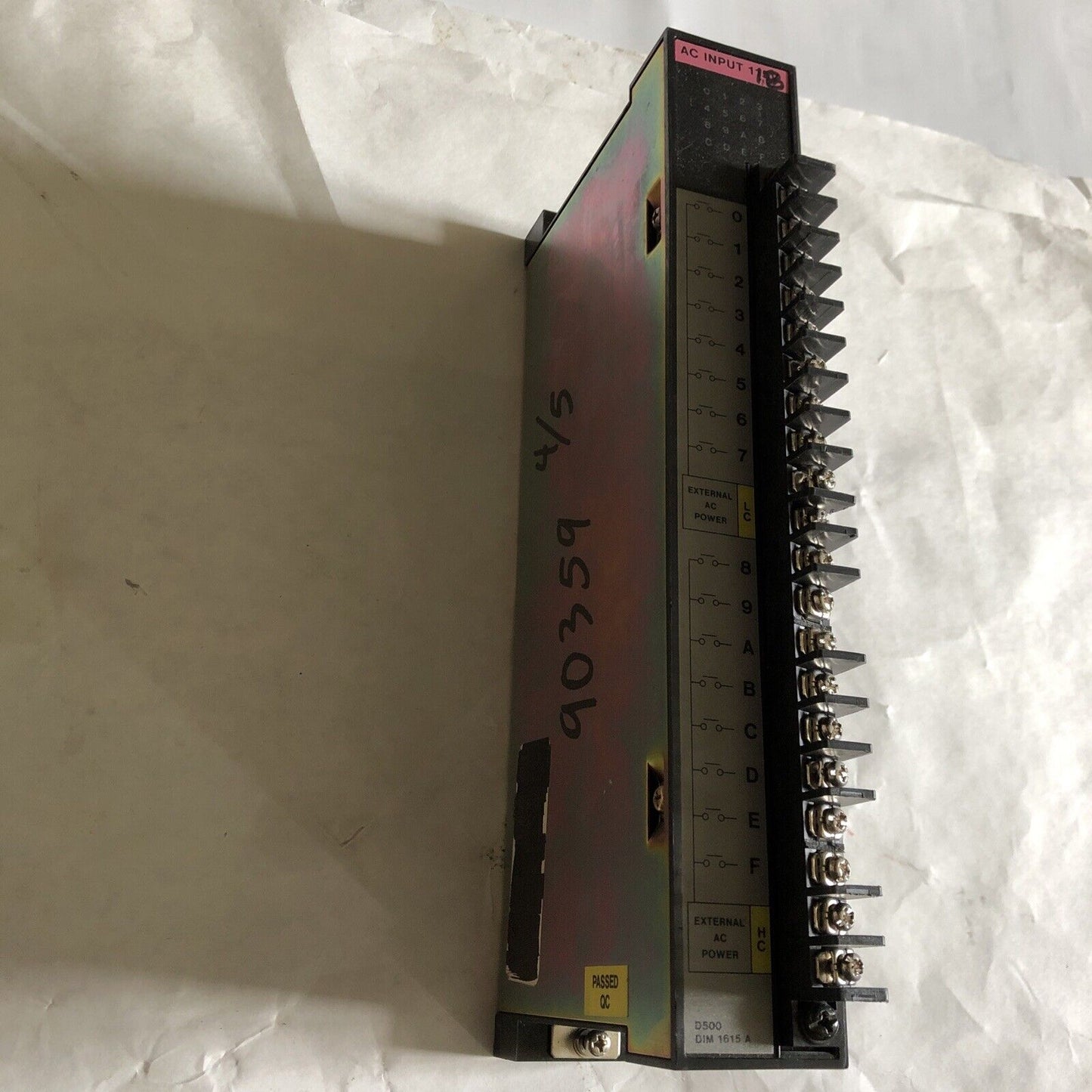 Cutler Hammer D500 Dim 1615A Input Module 85-132V 16Point,3501001,Ef