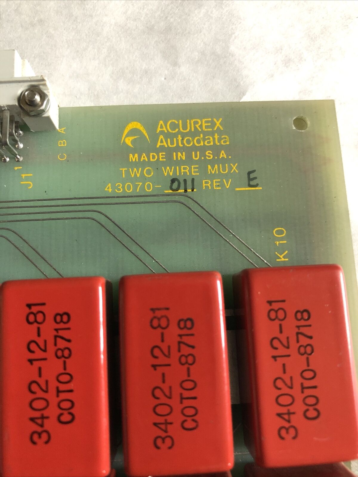 New Acurex Autodata 43070-011 Rev E,191-7838 307-6347 Board Multiplexer,Bc