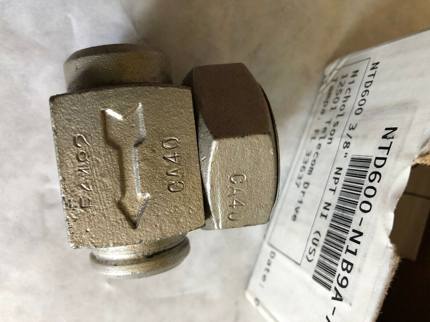 New 3/8 Spence Nyd600,Nicholson Ntd 600,800F,600Psi Thermodynamic Steam Trap,Bm