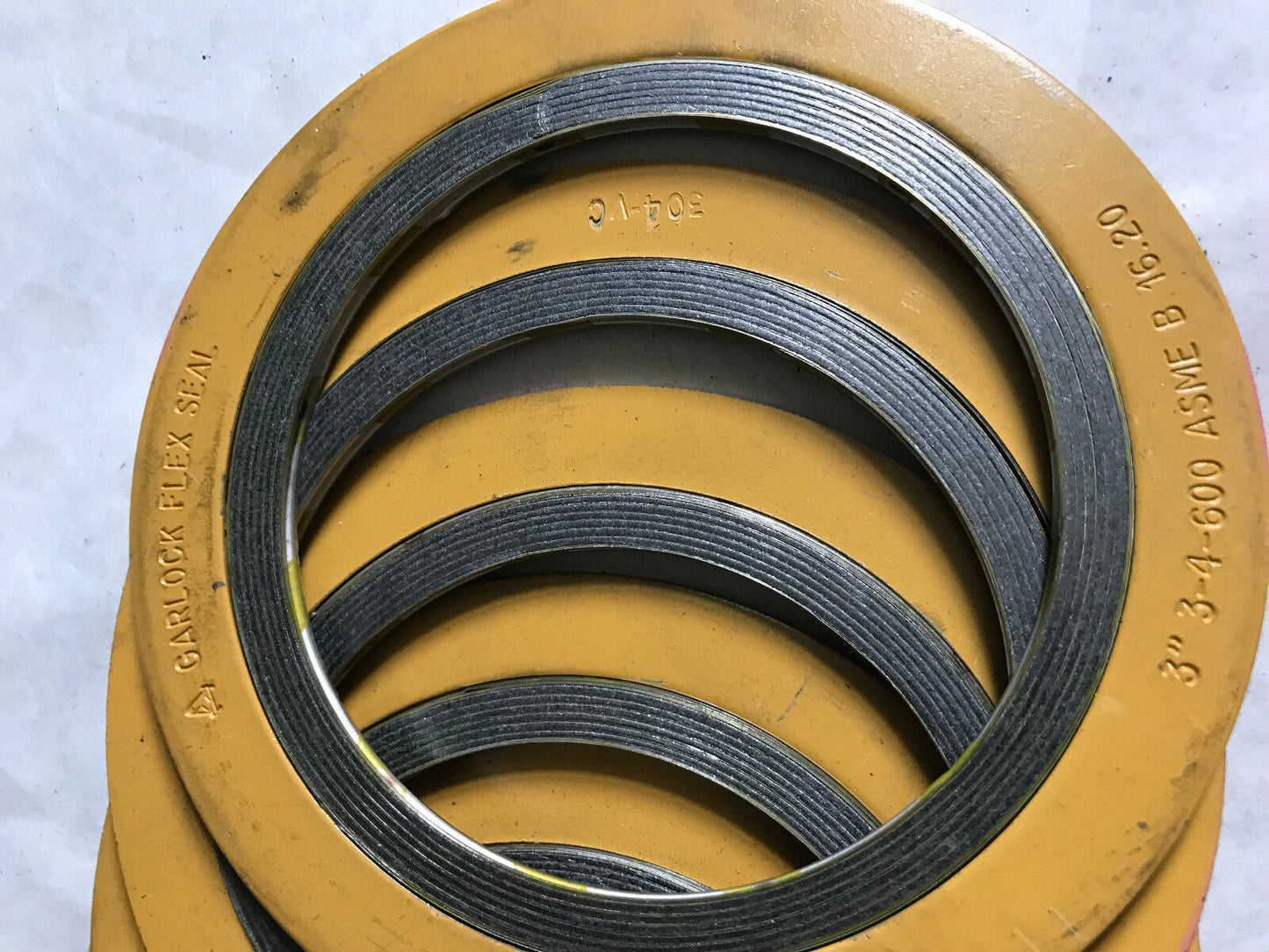 New Lot Of 10 Garlock Flex Seals  3" 3-4-600 Asme B 16.20,   300,Ag
